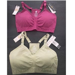 Two Kindred bravely nursing bras.